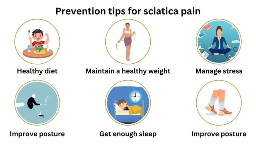 Prevention tips for sciatica pain